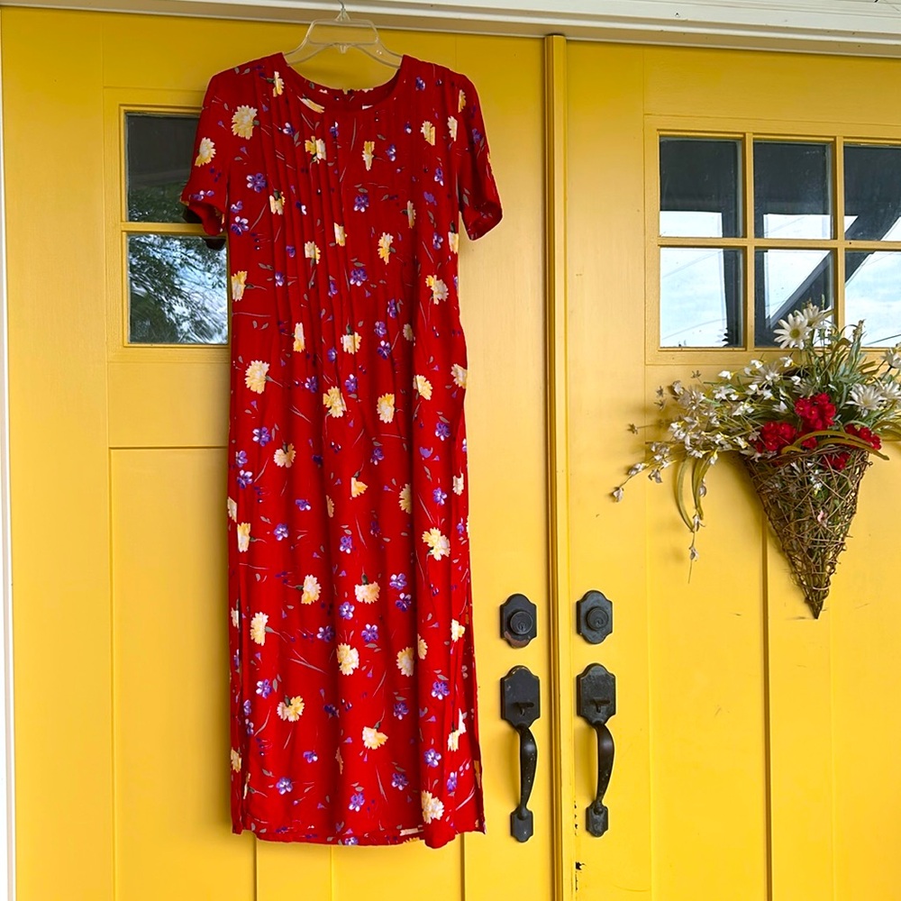 90s floral dress!
